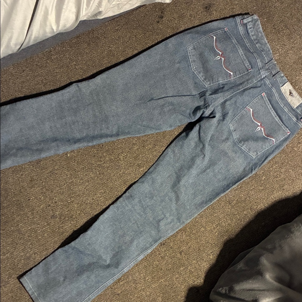 Parasuco Blue Straight Leg Jeans